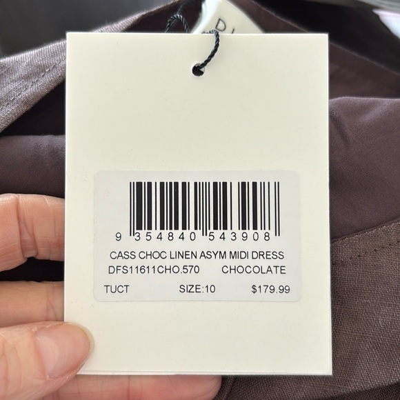 Dissh Cass Linen Midi Dress - Picture 5 of 7